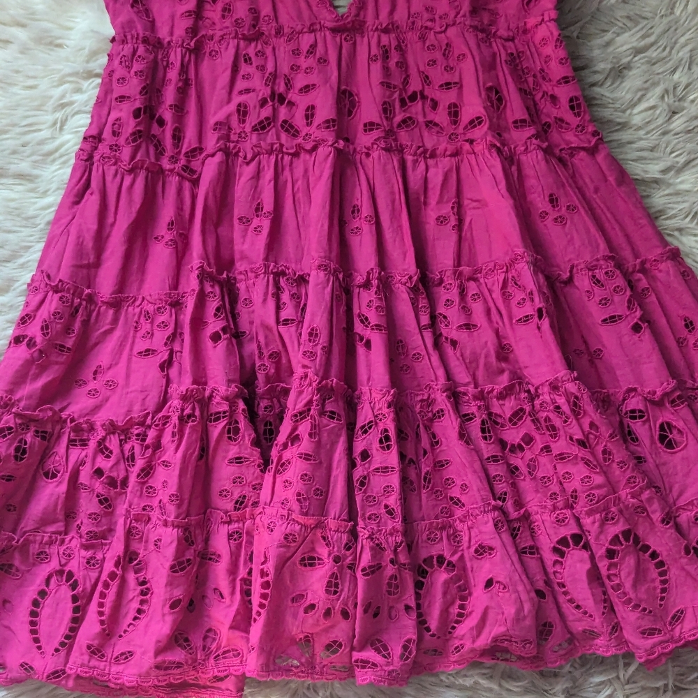 NWT Rococo Sand Sasha Mini Dress in Raspberry - Picture 13 of 16